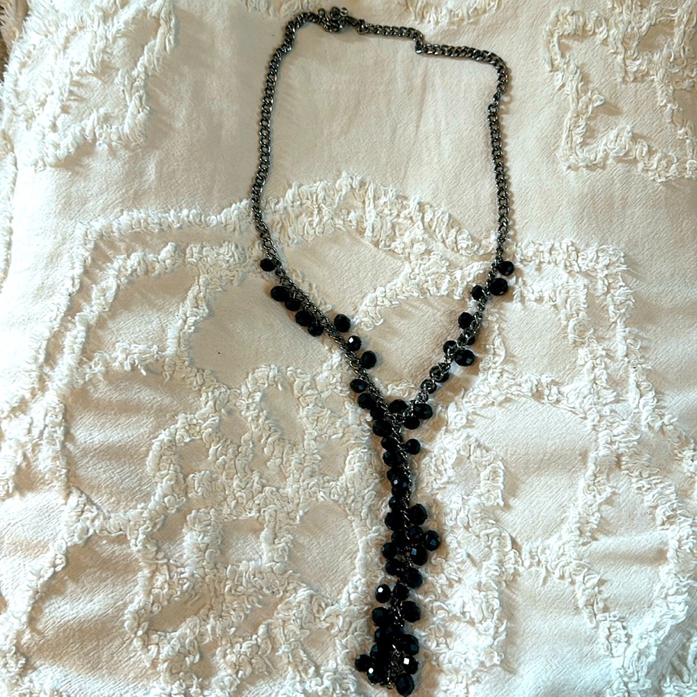 Candie's Vintage Y2K Black Beaded Necklace